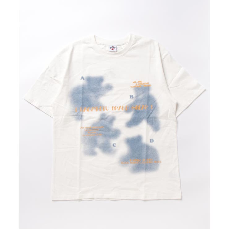 Tシャツ 古着風フロントプリントビッグTEE 半袖ビッグTシャツ | HOOK | 詳細画像2 