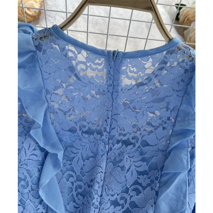 エレガントレースワンピース ロングワンピース ロングドレス | aimoha  | 詳細画像2 