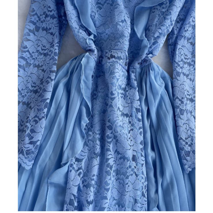 エレガントレースワンピース ロングワンピース ロングドレス | aimoha  | 詳細画像8 