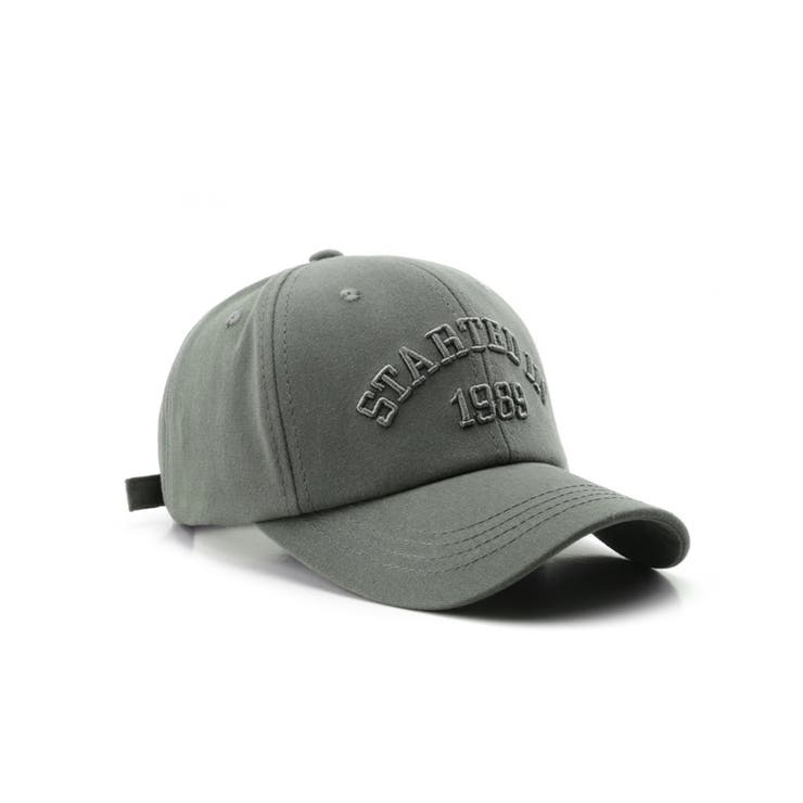 グレー | コットン キャップ 帽子 ロゴキャップ | aimoha 