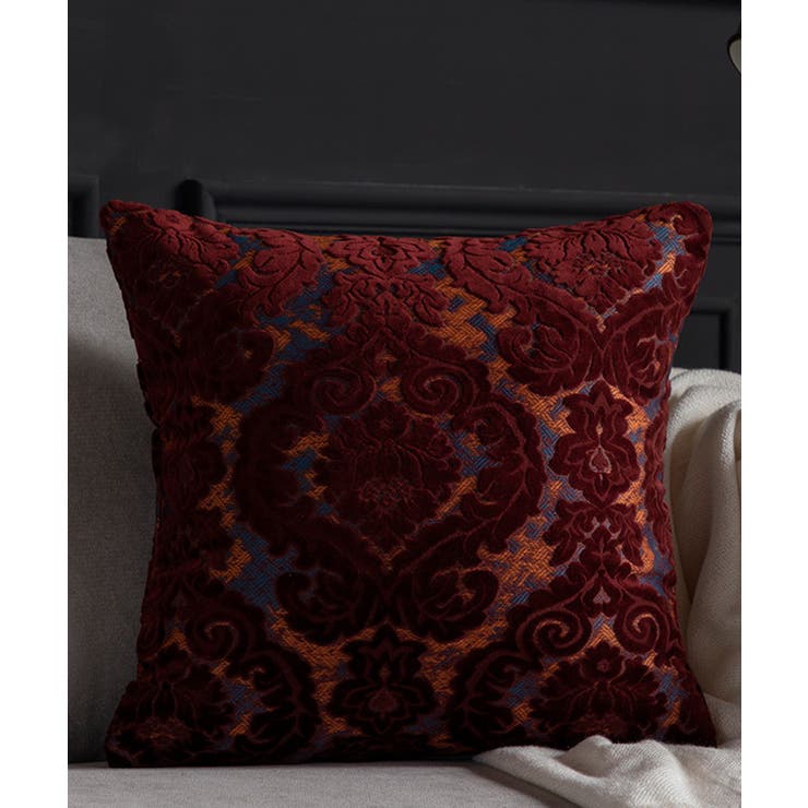 ワインレッド | クッションカバー 45×45cm おしゃれ | aimoha 