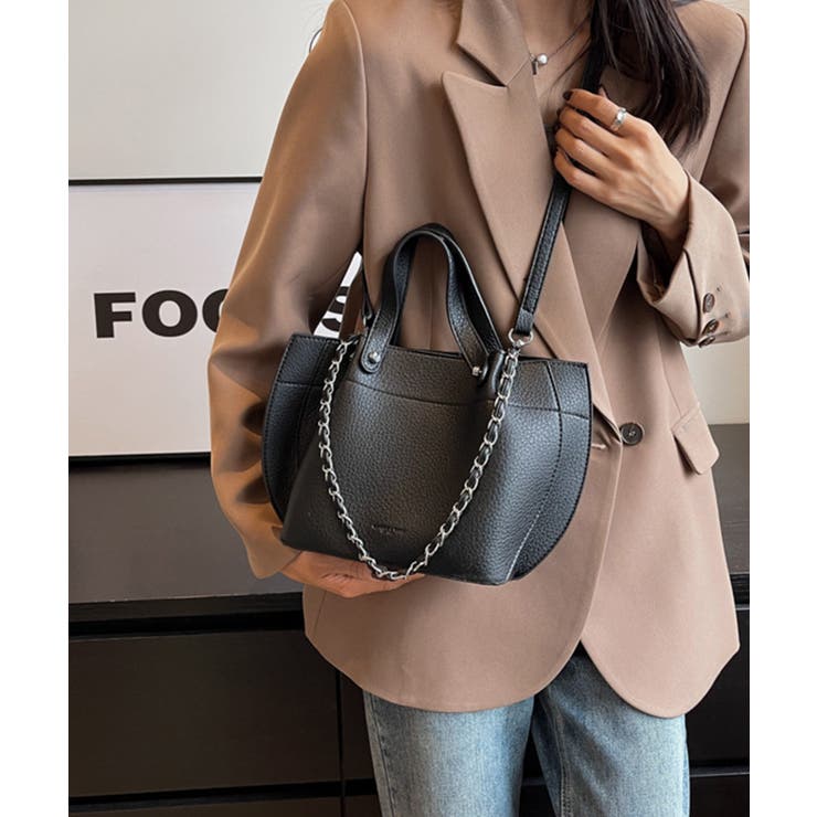 ブラック | 2WAYショルダーバック | aimoha 