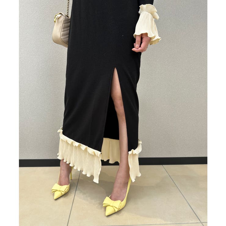 フリルロングマーメイドワンピース Jasmine Grandiflorum  | aimoha  | 詳細画像8 