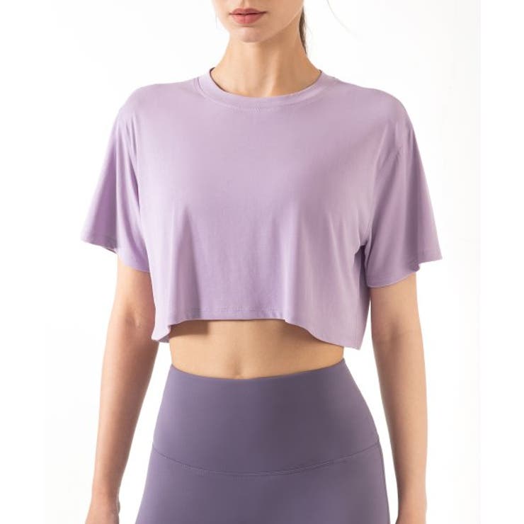 パープル | ヨガウェア トップス レアノ【SS】 | aimoha 