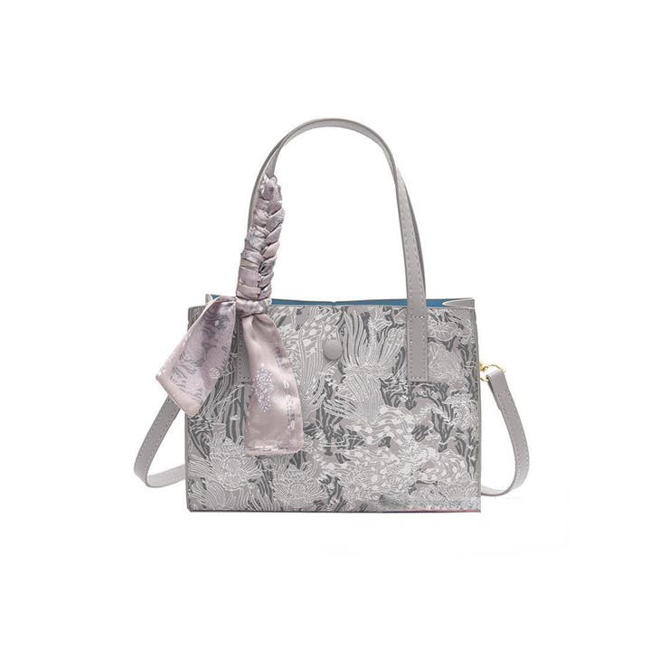 WHITE STUFF ジャスミンジャカードトート Jasmine Grandiflorum トートバッグ ジャカード2WAYトート