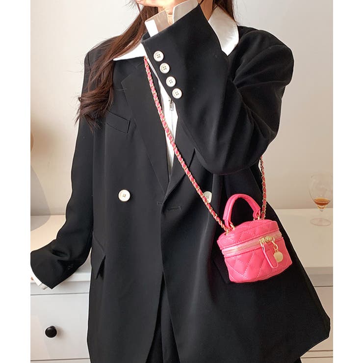 レザーキルティングミニショルダーバッグ | aimoha  | 詳細画像4 