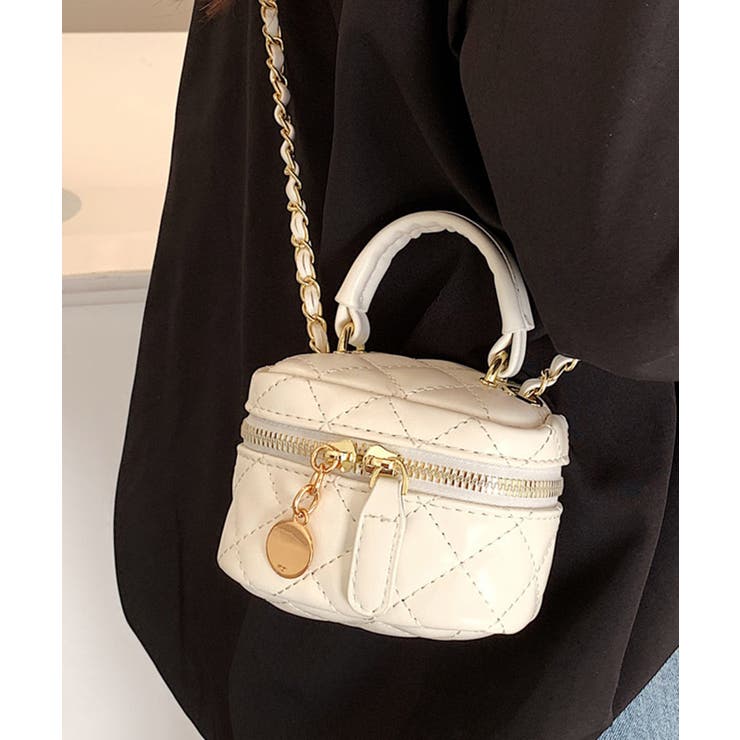 レザーキルティングミニショルダーバッグ | aimoha  | 詳細画像2 