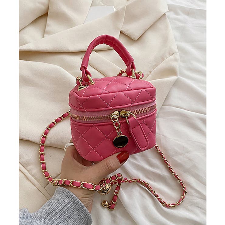 レザーキルティングミニショルダーバッグ | aimoha  | 詳細画像7 