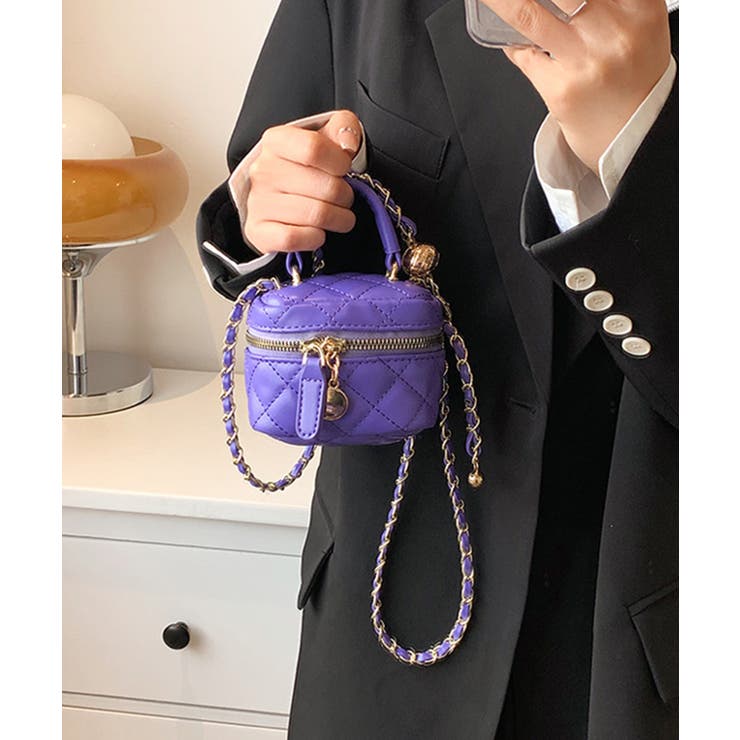 レザーキルティングミニショルダーバッグ | aimoha  | 詳細画像11 