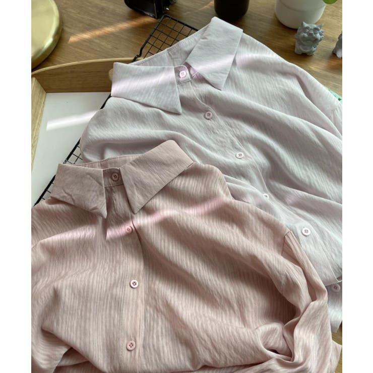 シアー バックスリットシャツ 韓国ファッション | aimoha  | 詳細画像13 