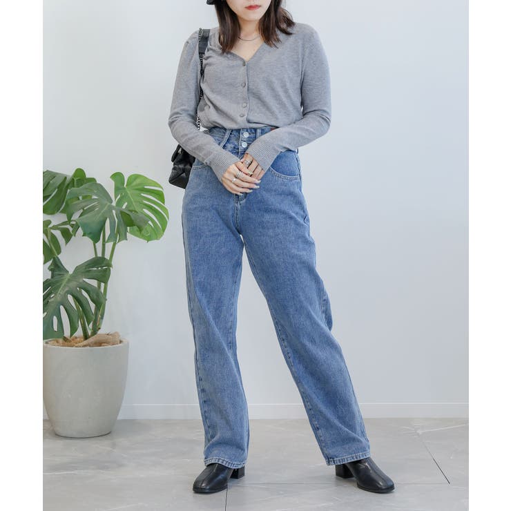 ベーシックカーディガン 長袖 ロングカーディガン 韓国ファッション | aimoha  | 詳細画像15 