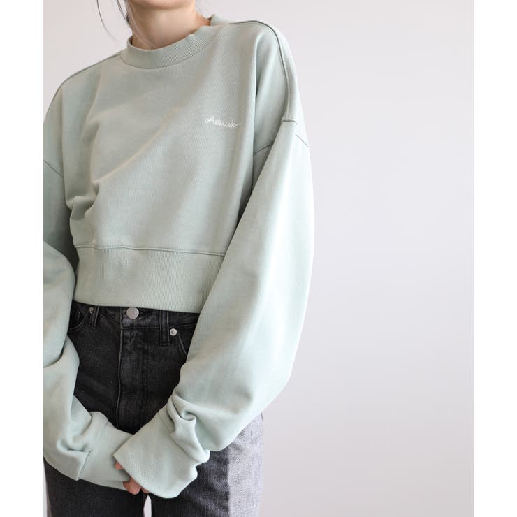 バックリボンデザインオーバーショートスウェット | aimoha  | 詳細画像20 