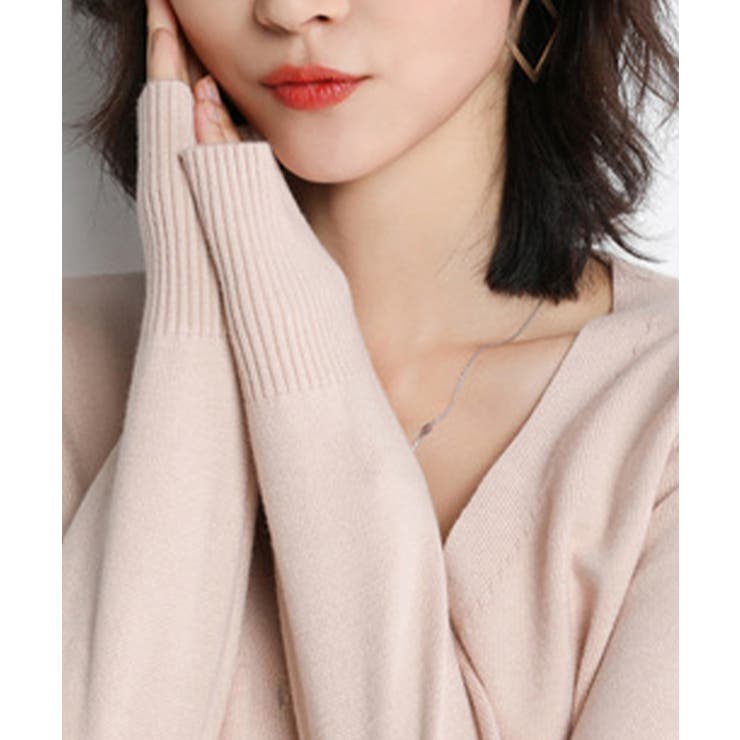 ベーシックカーディガン 長袖 ロングカーディガン 韓国ファッション | aimoha  | 詳細画像19 