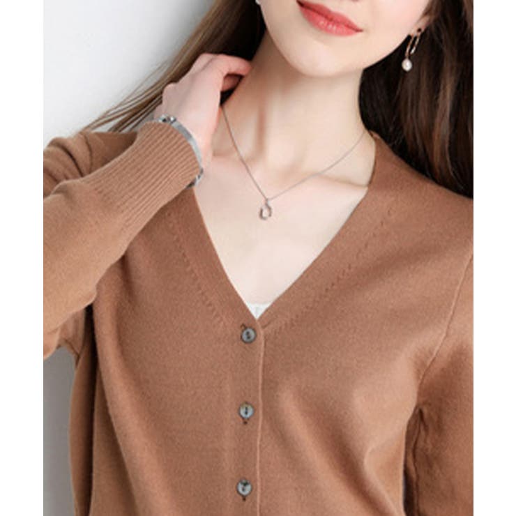 ベーシックカーディガン 長袖 ロングカーディガン 韓国ファッション | aimoha  | 詳細画像20 