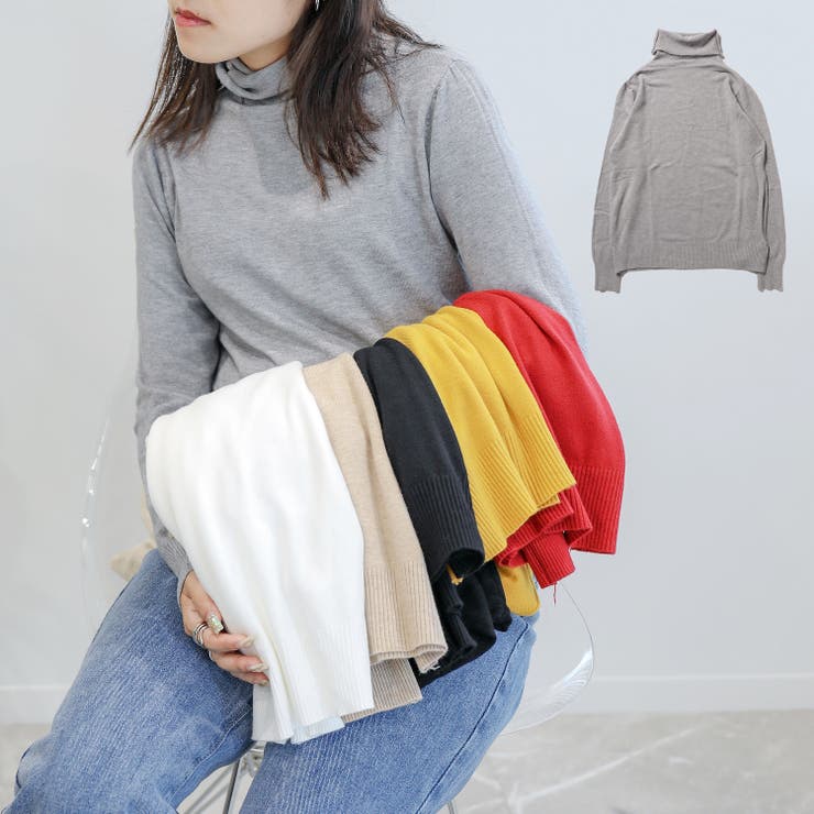 aimoha  select ハイネックニットトップス | aimoha  | 詳細画像35 