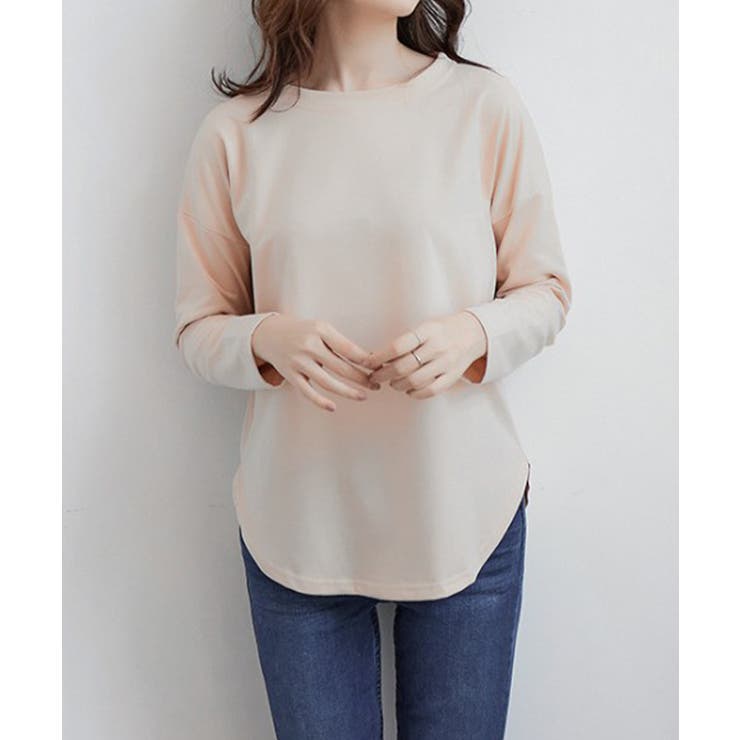 aimoha -select-/ゆったりシルエット シンプルロングTシャツ | aimoha  | 詳細画像7 