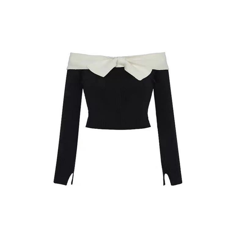 リボンニットプルオーバー Jasmine Grandiflorum【AW】 | aimoha  | 詳細画像7 