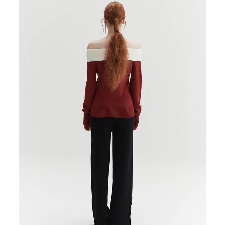 リボンニットプルオーバー Jasmine Grandiflorum【AW】 | aimoha  | 詳細画像9 