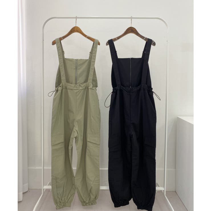 ジッパーカジュアルサロペット | aimoha  | 詳細画像2 