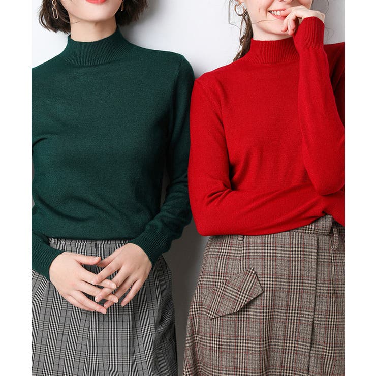 aimoha -select-/セミハイネックニットトップス【AW】 | aimoha  | 詳細画像6 