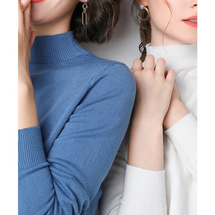 aimoha -select-/セミハイネックニットトップス【AW】 | aimoha  | 詳細画像12 