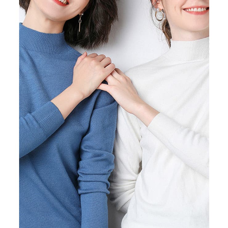 aimoha -select-/セミハイネックニットトップス【AW】 | aimoha  | 詳細画像4 