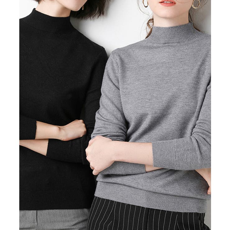 aimoha -select-/セミハイネックニットトップス【AW】 | aimoha  | 詳細画像21 