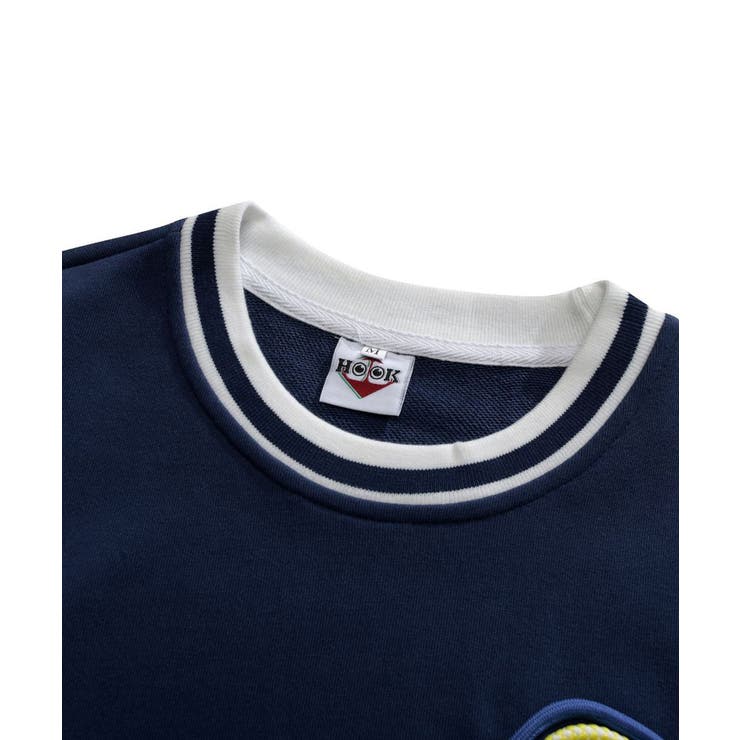 HOOK  original  レトロ調花刺繍ハート紐デザインスウェット【AW】 | HOOK | 詳細画像5 