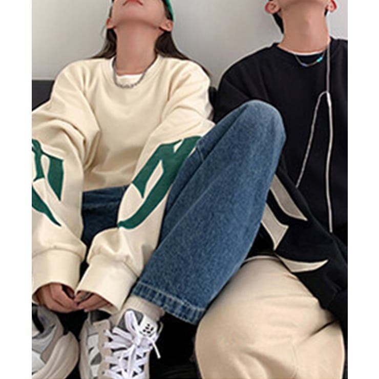 【genxder】ユニセックスパッチワークスウェット  | aimoha  | 詳細画像11 