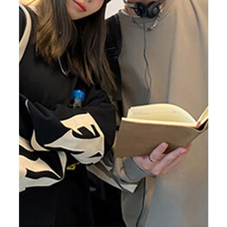 【genxder】ユニセックスパッチワークスウェット  | aimoha  | 詳細画像13 