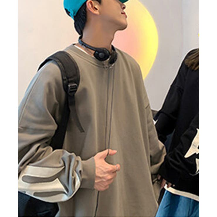 【genxder】ユニセックスパッチワークスウェット  | aimoha  | 詳細画像15 