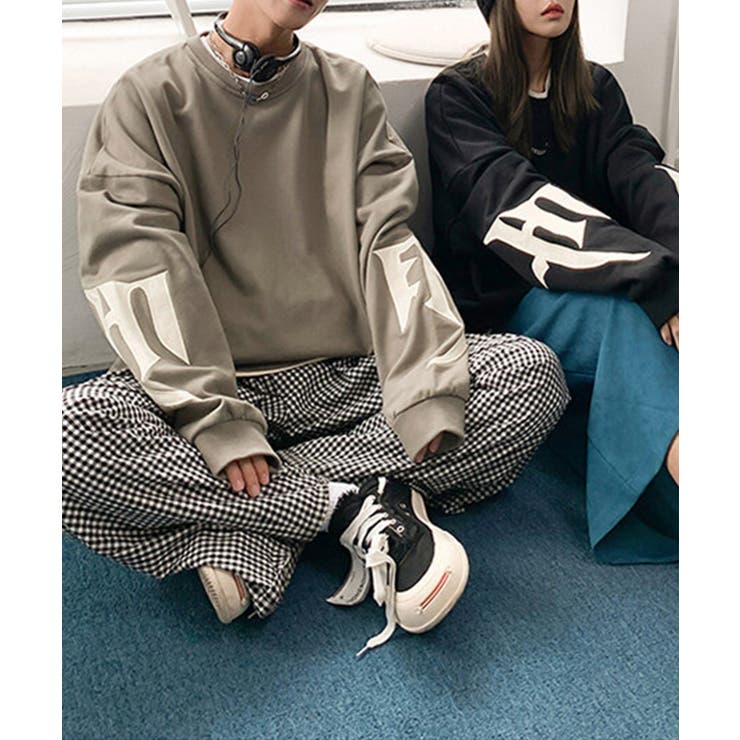 【genxder】ユニセックスパッチワークスウェット  | aimoha  | 詳細画像18 