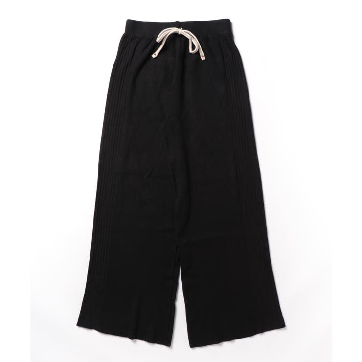 サイドストライプニットパンツ ワイドパンツ | aimoha  | 詳細画像9 