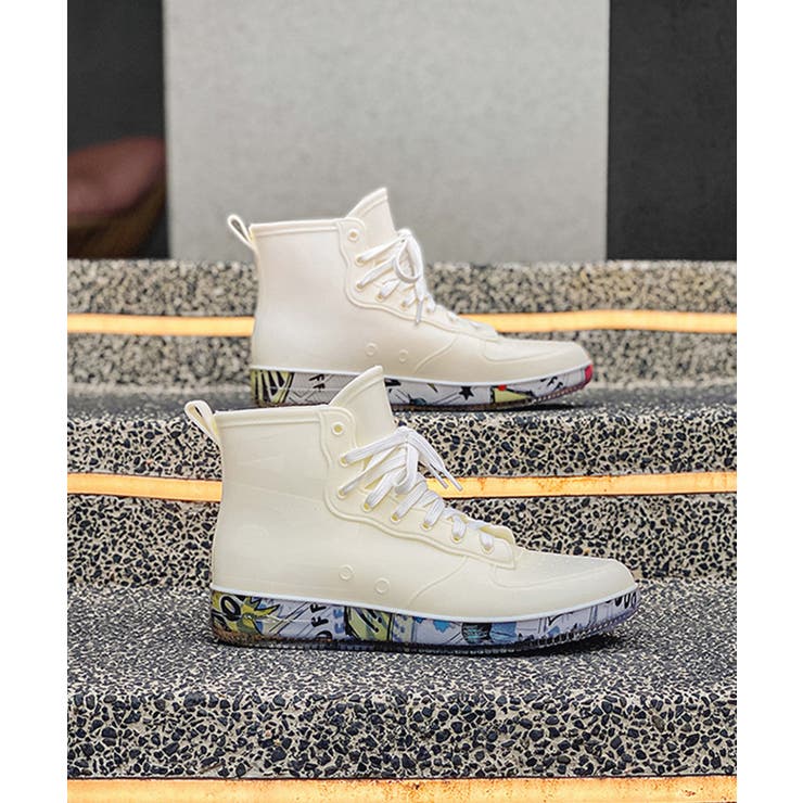 男女兼用 レースアップレインブーツ  | aimoha  | 詳細画像14 