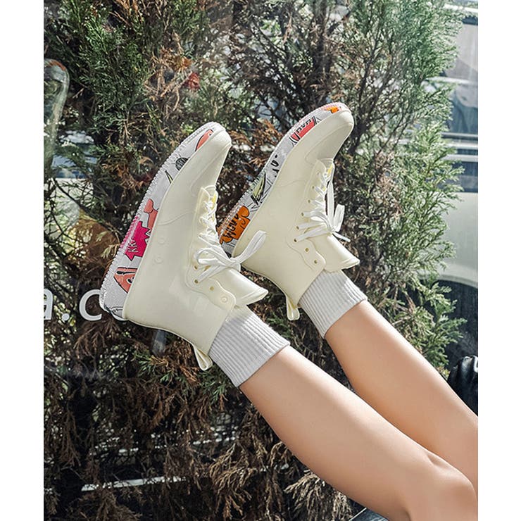 男女兼用 レースアップレインブーツ  | aimoha  | 詳細画像13 