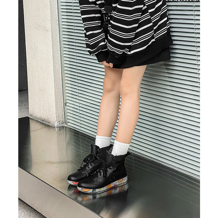 男女兼用 レースアップレインブーツ  | aimoha  | 詳細画像2 