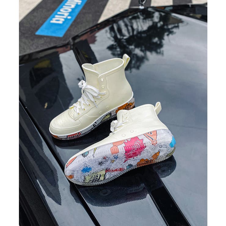 男女兼用 レースアップレインブーツ  | aimoha  | 詳細画像16 