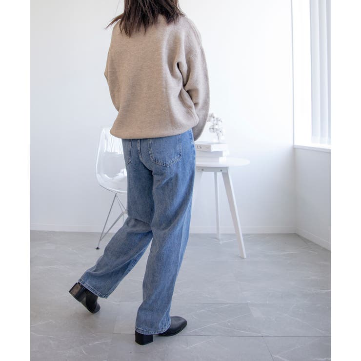 ハイネックオーバーニット 韓国ファッション | aimoha  | 詳細画像2 