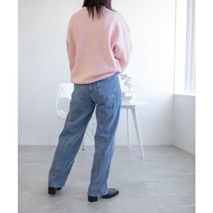 ハイネックオーバーニット 韓国ファッション | aimoha  | 詳細画像8 