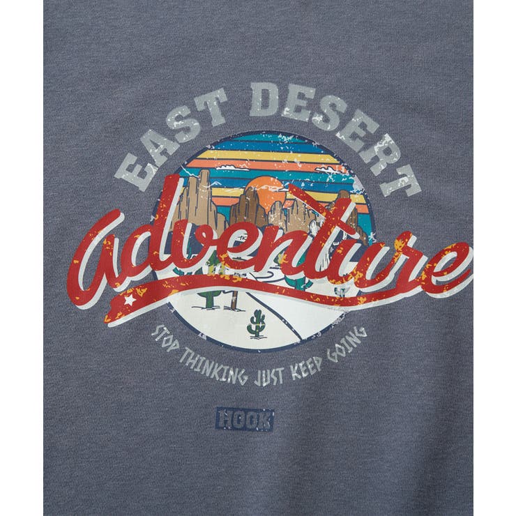 アメカジヴィンテージ風プリントスウェット | HOOK | 詳細画像5 