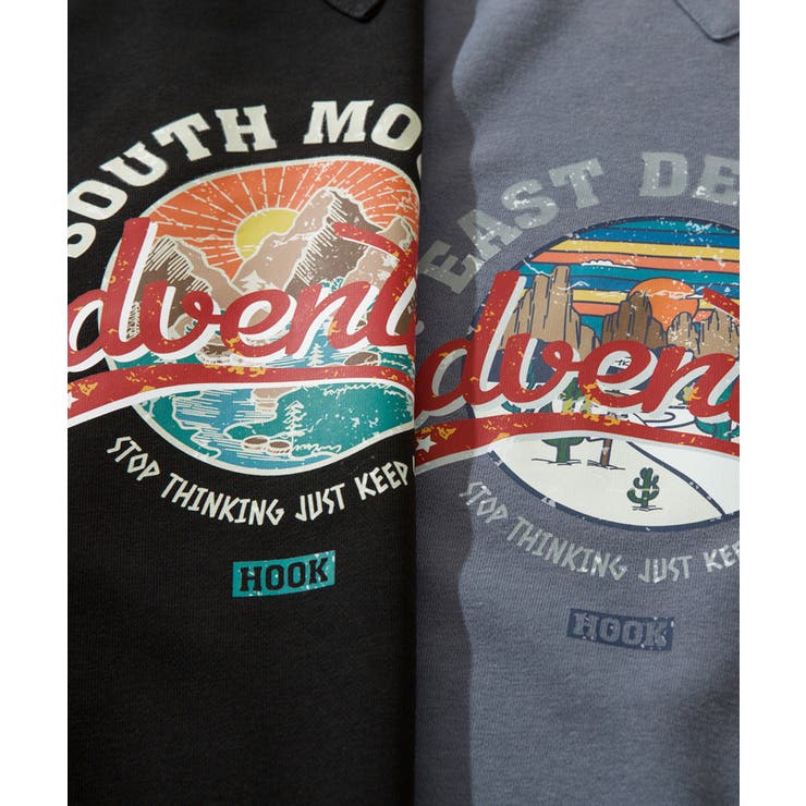 アメカジヴィンテージ風プリントスウェット | HOOK | 詳細画像6 