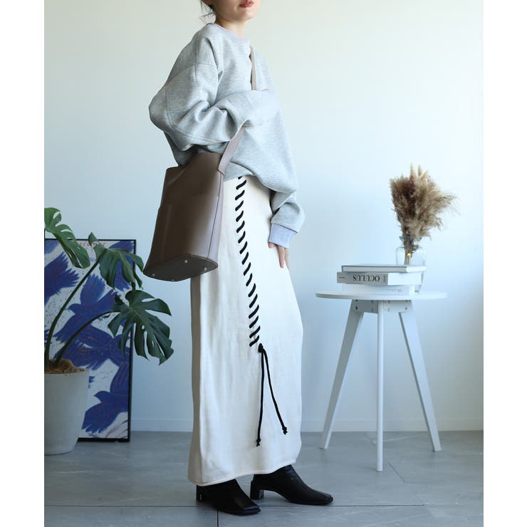 選べる3サイズ 外ポケット付きフェイクレザートートバッグレディース オルチャン | aimoha  | 詳細画像47 