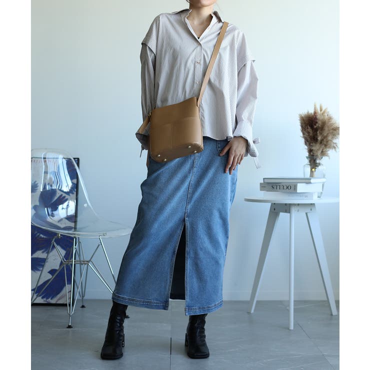 選べる3サイズ 外ポケット付きフェイクレザートートバッグレディース オルチャン | aimoha  | 詳細画像34 