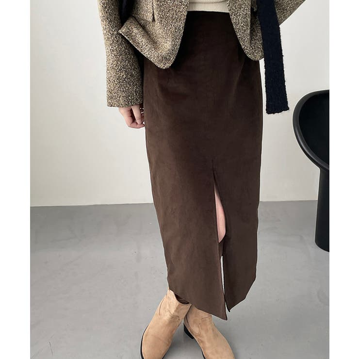 ハイウエストスリットタイトロングスカート | aimoha  | 詳細画像4 