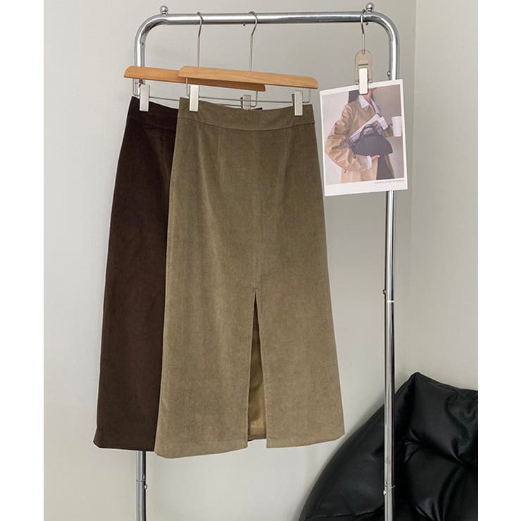 ハイウエストスリットタイトロングスカート | aimoha  | 詳細画像1 