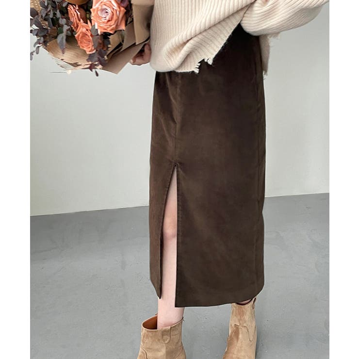 ハイウエストスリットタイトロングスカート | aimoha  | 詳細画像7 