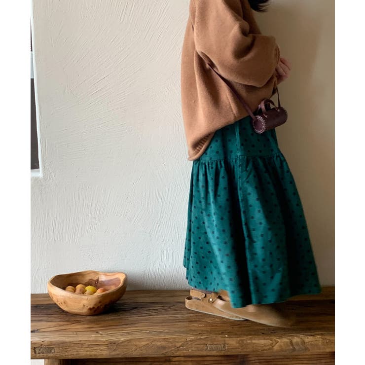 韓国子供服 トート柄ロングスカート【AW】 | aimoha kids | 詳細画像3 