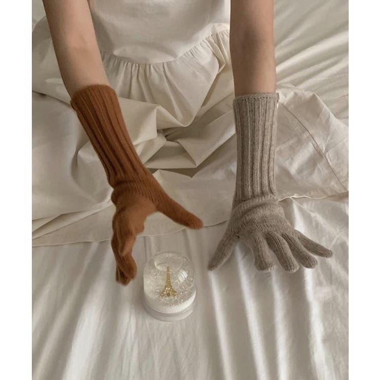 長めリブ手袋【AW】 | aimoha  | 詳細画像6 