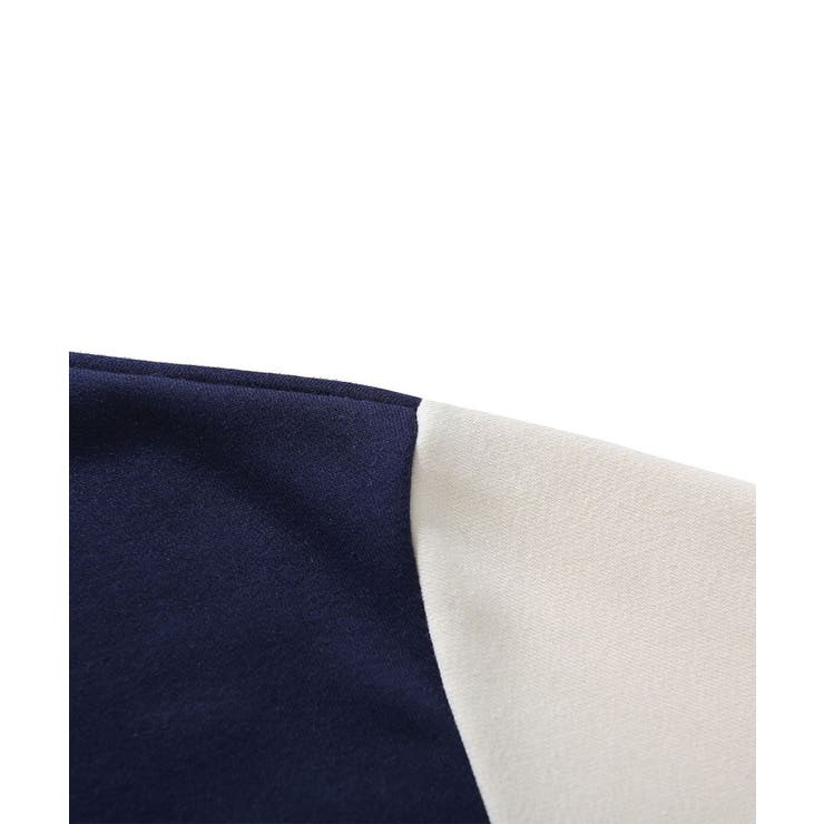 アメカジカートゥーンキャラクター刺繍袖配色スウェット | HOOK | 詳細画像6 