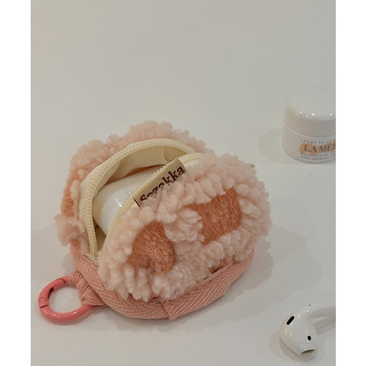 ピンク | ボアミニケース エアポッズポーチ【AW】 | aimoha 
